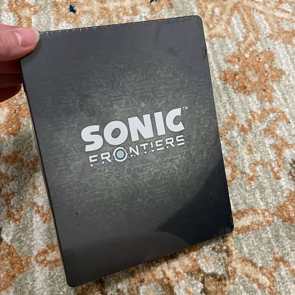 Sonic Frontiers SteelBook Black Case For Game Disc File (New In Packaging) - Picture 4 of 6